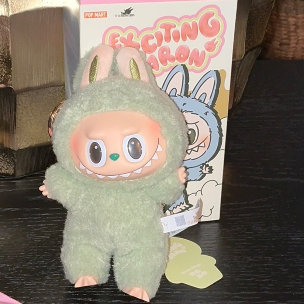 NEW 💎 Labubu Plush Toy - Green Grape